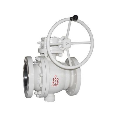 качество  Cast Trunnion Ball Valve 2" - 40" API 6D Flange 2 Piece Cast Steel 300LB фабрика