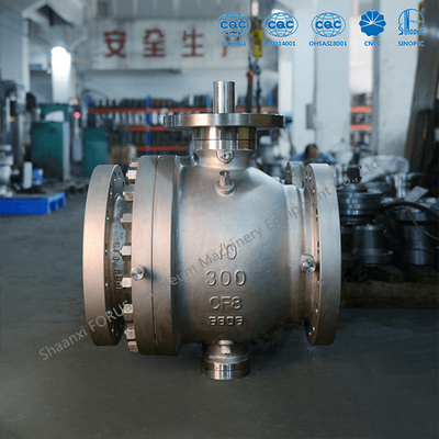 2" - 48" бросило сейф огня шарикового клапана Trunnion дует вне конструкция стержня доказательства