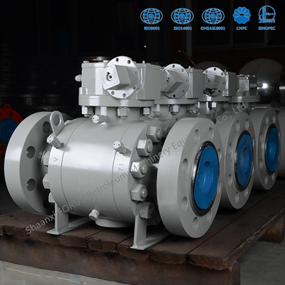 Выкованный максимум шарикового клапана Trunnion отключил герметизируя механизм и низкую деятельность вращающего момента