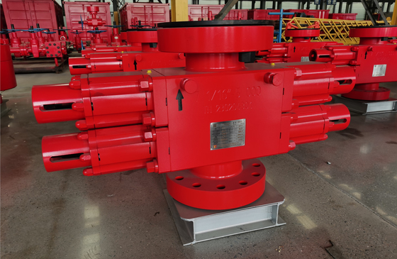 Ручной двойной Рам BOP давление 5000PSI 7-1/16 "Нефтяное месторождение бурение предотвращает взрыв