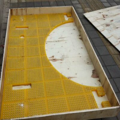 Полиуретановый вращающийся стол Антискользящий коврик Прочность на растяжение 45Mpa ISO 9001 Подходит для среды буровой платформы