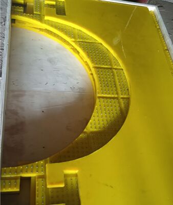 Ротационный стол Антискользящий Мат Материал ПУ износоустойчивый используется для ZP175